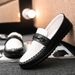 Dou For Men 2024 New Trendy Men's Spring Breathable One Step Casual Leather Anti Slip Lightweight Work Shoes_vogvips.com