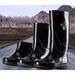 Men's Waterproof Non-Slip Safety High Tube Wear-Resistant Water Construction Site Rubber Shoes Kitchen Rain Boots_vogvips.com