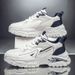Men's New Summer Shoes, Breathable Mesh, Versatile Casual Sports For Teenagers, Running With Thick Soles And Height_vogvips.com