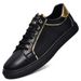Board Shoes Men's Casual Leather Shoes Men's Simple European Station Little White Men's Shoes_vogvips.com