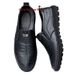 Men's Business Casual Leather Shoes Soft Upper Fashionable Driving Loafers Soft Sole Middle Aged And Elderly Dad Shoes 2025 Style_vogvips.com