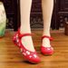 Women’s Shoes Style Retro Embroidered Shoes Embroidered Cloth Shoes Ladies Single Shoes Student Shoes Square Dance Single Shoes_vogvips.com