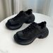 SGIRL TWTW Retro Chunky Thick-Soled Breathable Dad Shoes For Women Versatile Lightweight Comfortable Casual Sports White Sneakers_vogvips.com