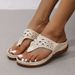 2025 Summer New Large Size Hollow Water Diamond Thick Sole Pinch Toe Cool Slippers For Women_vogvips.com