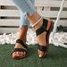 Large Size Summer 2025 New Roman Women, Fashionable And Versatile Woven Fairy Sandals For Women_vogvips.com