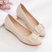 beef Tendon Sole Shallow Mouth Single Shoes Women's Soft Sole Work Leather Shoes Women's Soft Leather Pointed Flat Shoes_vogvips.com
