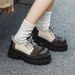 Unisex 2025 Autumn/Winter New Casual Leather Breathable Business Fashion Brand Thick Sole Derby Shoes Fashionable And Versatile_vogvips.com