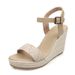 Women's Summer Wedge Platform Sandals High Heel Open Toe Straw Braided Rope Sole Fashion Footwear_vogvips.com