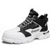 European Warm Series Winter New Leather Patchwork Sports High-top Lace-up Round-toe Martin Boots Casual Men's Shoes_vogvips.com