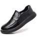 New Top Layer Cowhide Casual Handsome Genuine Leather Fashion Wide Toe Thick Sole Men's Shoes_vogvips.com