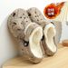 Winter Men Warm Furry Slippers Soft Home Cotton Shoe EVA Fluff Slides Casual Outdoor Comfortable Plush Fur Clogs_vogvips.com