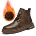Martin Boots Men's High-top Breathable Casual Shoes Retro Leather Shoes Wind Tooling Short Boots Men_vogvips.com