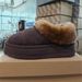 Winter New Korean Version Plush Short Tube Slip-On Student Loafers Cotton Women's Shoes With Fleece For Warmth And_vogvips.com