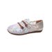 Spring Summer Mesh Single Shoes For Women, Korean Version, Soft Soled Flat Bottom, Pregnant Women's Shoes, Middle-aged_vogvips.com