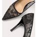 European And American Exy Women' Hoe, Tiletto High-heeled Hallow Pointed Toe 2026 New Meh Hollow Lace Ingle_vogvips.com