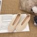 Women's French Style Openwork Woven Mary Jane Flat Shoes Soft Flat Espadrilles for Spring/Summer 2026 Skirt Friendly_vogvips.com