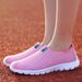 Plus Size Men's Couple's One Foot Stepping Shoes, Women's Mesh Sports Running Shoes_vogvips.com