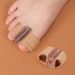 Silicone Toe Separator – Dual-Hole Bunion Corrector For Overlapping Toes & Hallux Valgus (Skin Tone, S/L Sizes, All-Season Comfort)_vogvips.com