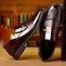 New Shiny Formal Business Casual Work Men's Shoes, Fashionable Versatile Leather And Soft Soled Shoes_vogvips.com