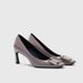 Dropshipping RV Square-Toe High Heels, Metal Square-Buckle Low-Top Shoes, Versatile Office Commuting Women's Shoes_vogvips.com