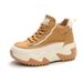 Daddy Shoes Women's Korean Version Thick-soled Inner Height Increase Versatile Casual Female Student Shoes_vogvips.com