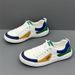 Flat Men's New Breathable Casual Summer Trend, Low Top Sports Shoes, One Foot Mesh Board Shoes_vogvips.com
