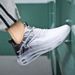 Men's plus Size Running Shoes Breathable Leather Upper Shock Absorbing Casual Style Height Increasing Versatile Shoes for Teenagers And Students_vogvips.com