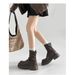 2025 Vintage Short Tube Slouch For Women 2025 Autumn Winter New Fashion Versatile Slimming Casual Melad Non-Slip Martin Boots_vogvips.com