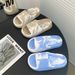 EVA One Strap Flip Flops Comfortable Non Slip Odor Resistant Soft Sole Summer Student Dormitories Home Use Shoes_vogvips.com