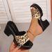 2025 Foreign Trade Large Size Wedge Colorful Red One-strap Thick-soled Sandals, Summer Striped Women's Shoes_vogvips.com