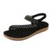 Women's Flat Sandals Women Simple Light Casual Style Flat Large Size Set Toe Sandals_vogvips.com