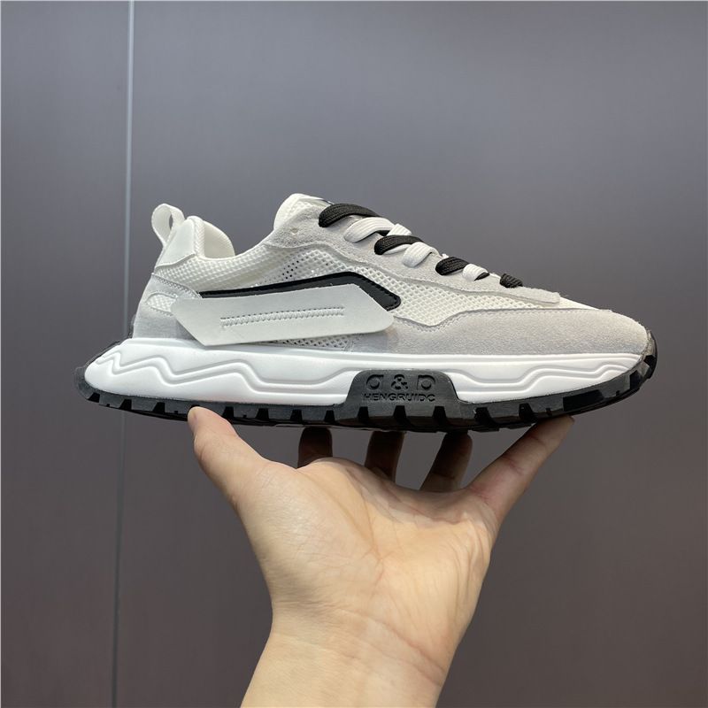 2026 New Versatile FashiNewable Color-Block Comfortable Mesh Breathable Casual Trendy Low-Top Daily Sports Men's Shoes_vogvips.com