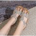 Bohemian 2025 Rhinestone Wedge Sandals, Fashionable For Outdoor Wear, High-End Casual Commuting Versatile Slip-On High_vogvips.com