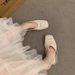 French Style Vacation Woven Niche Half Slippers For Women Outdoor 2025 Spring Summer Dress Evening Wind Closed-Toe_vogvips.com