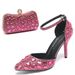Women's Shoes new 9cm high heels combination women's wedding shoes high heels pointed toe daily low top multicolor high heels_vogvips.com