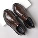 Unbeatable Quality Leather New 2025 Business Formal Lace Up Style Casual Versatile Groom's Wedding Men's Shoes_vogvips.com