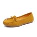 Bean Spring And Autumn New Bow Flat Sole Single Round Toe Pregnant Women's Large 43 Shoes_vogvips.com