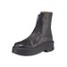 ShoeVault Liu Wen 2025 Autumn Front Zipper Genuine Leather Thick Sole Martin British Style Platform Height Increasing Short Boots_vogvips.com