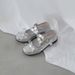 French Style Arrival ~ Silver Square Toe Shallow Mary Jane For Women Spring Summer New Soft Leather Bow Ballet Shoes_vogvips.com