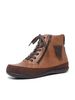 Women's Shoes Large Size Fashion Short Boots Autumn And Winter New Round Head Lace Up Plus Velvet Thickened Flat Bottom Martin Boots_vogvips.com