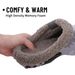 CRACOMIN Fur Lined Clogs Women Men Waterproof Graden Shoes Winter Fuzzy Slippers Plush Bedroom Shoes Outdoor Fashion Fur Clogs_vogvips.com