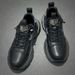 Sports Casual Genuine Leather Breathable Lightweight Soft Trendy Height Increasing White Shock Absorbing Thick Sole_vogvips.com