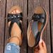 Floral Cutout Beach Sandals For Women Summer New Style European And American Plus Size Outdoor Sandals_vogvips.com