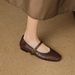 Retro French Mary Jane Strap Super Women's Shoes, 2024 New Summer Soft Sole Flat Heel_vogvips.com