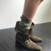 ShoeVault 2025 Autumn Winter Korean Version New Niche Design Retro French Short Small Square Toe Western Mid-Calf Women's Boots_vogvips.com