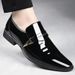 Suitable For All Seasons Men's Classic Casual Pointed Toe Versatile British Style Durable Leather Shoes_vogvips.com