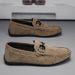 Unbeatable Quality Unbeatable Quality New Spring 2025 Bean For Lazy Men Driving Trendy Breathable Men's Casual Single Le Fu Shoes_vogvips.com