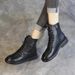 European Warm Series 2025 Autumn Winter Women's Martin With Fleece New Versatile Trendy British Style Short Slim Boots_vogvips.com