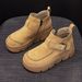2025 New Autumn Martin British Style Retro Thick-Soled Height-Increasing Casual Shoes Fashion Versatile Women's Boots_vogvips.com