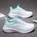 Women's Flyknit Casual Shoes Spring Summer 2024 Breathable Comfortable Mesh Sports Shoes for Mothers_vogvips.com